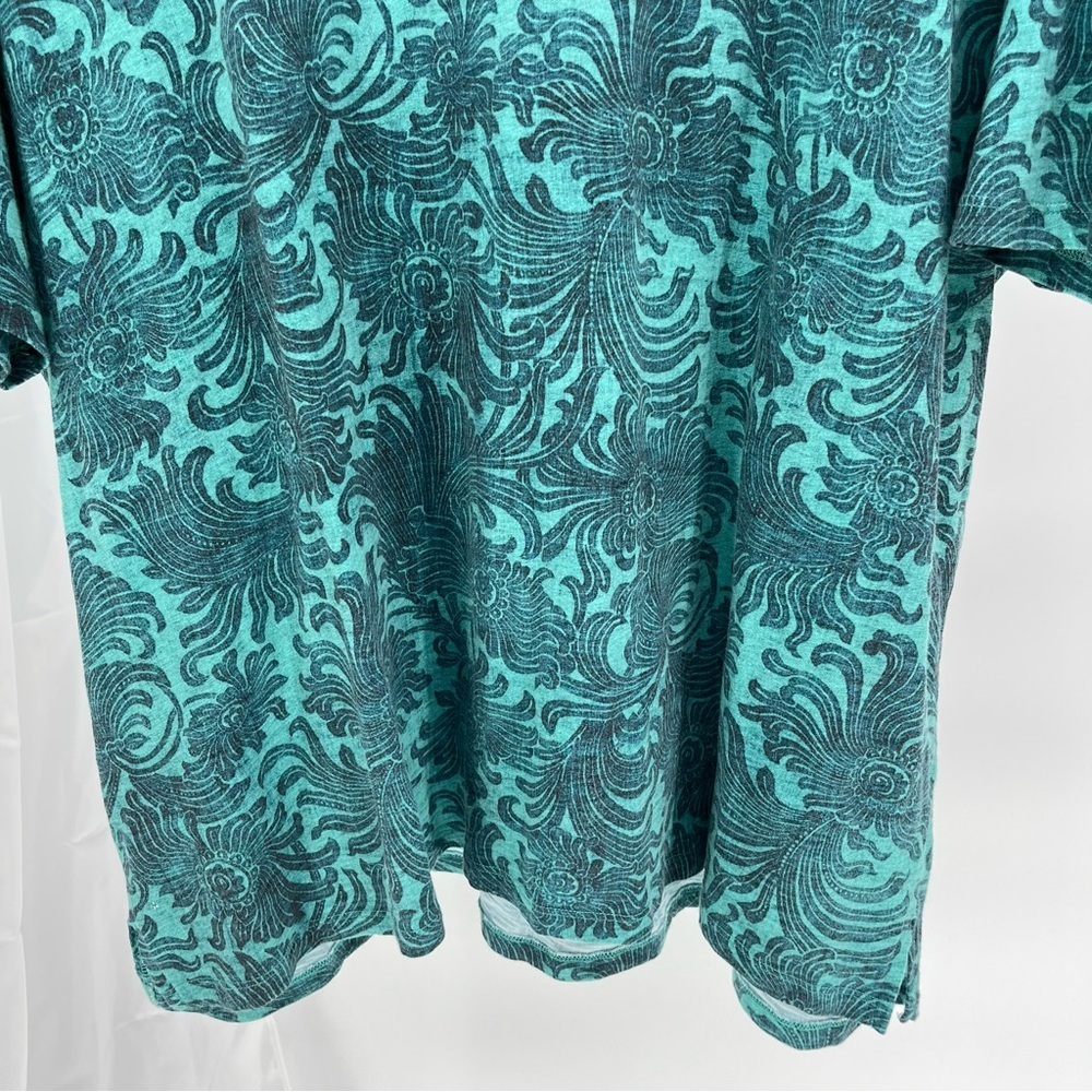 Peruvian Connection Patterned 100% Cotton Top Siz… - image 3